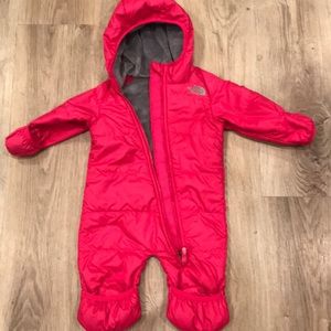 The North Face infant snowsuit 3-6 month